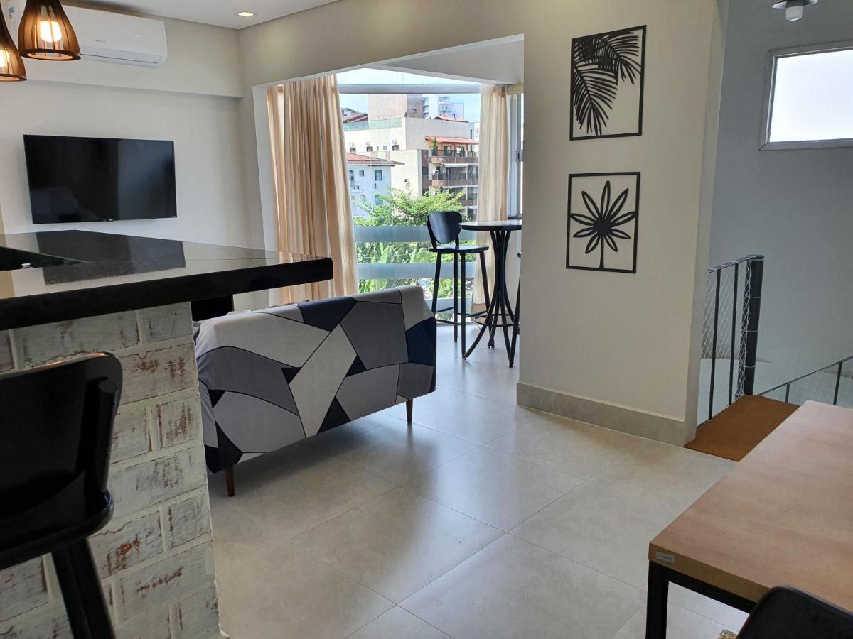 Lindo Duplex Guaruja 2 Quartos A 300 Mts Praia Enseada Eksteriør billede